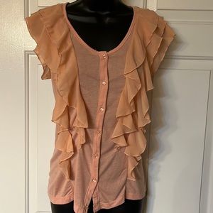 Womens Top size M peach